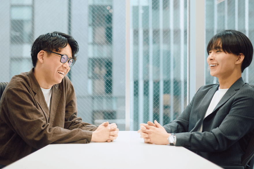 先輩後輩対談の様子