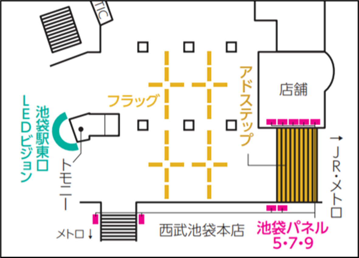 池袋媒体マップ