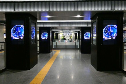 銀座駅MCVロール枠（松屋口）