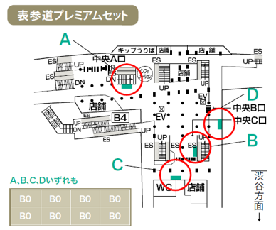 表参道プレミアムセット図