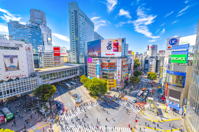 渋谷のジャック広告のイメージ