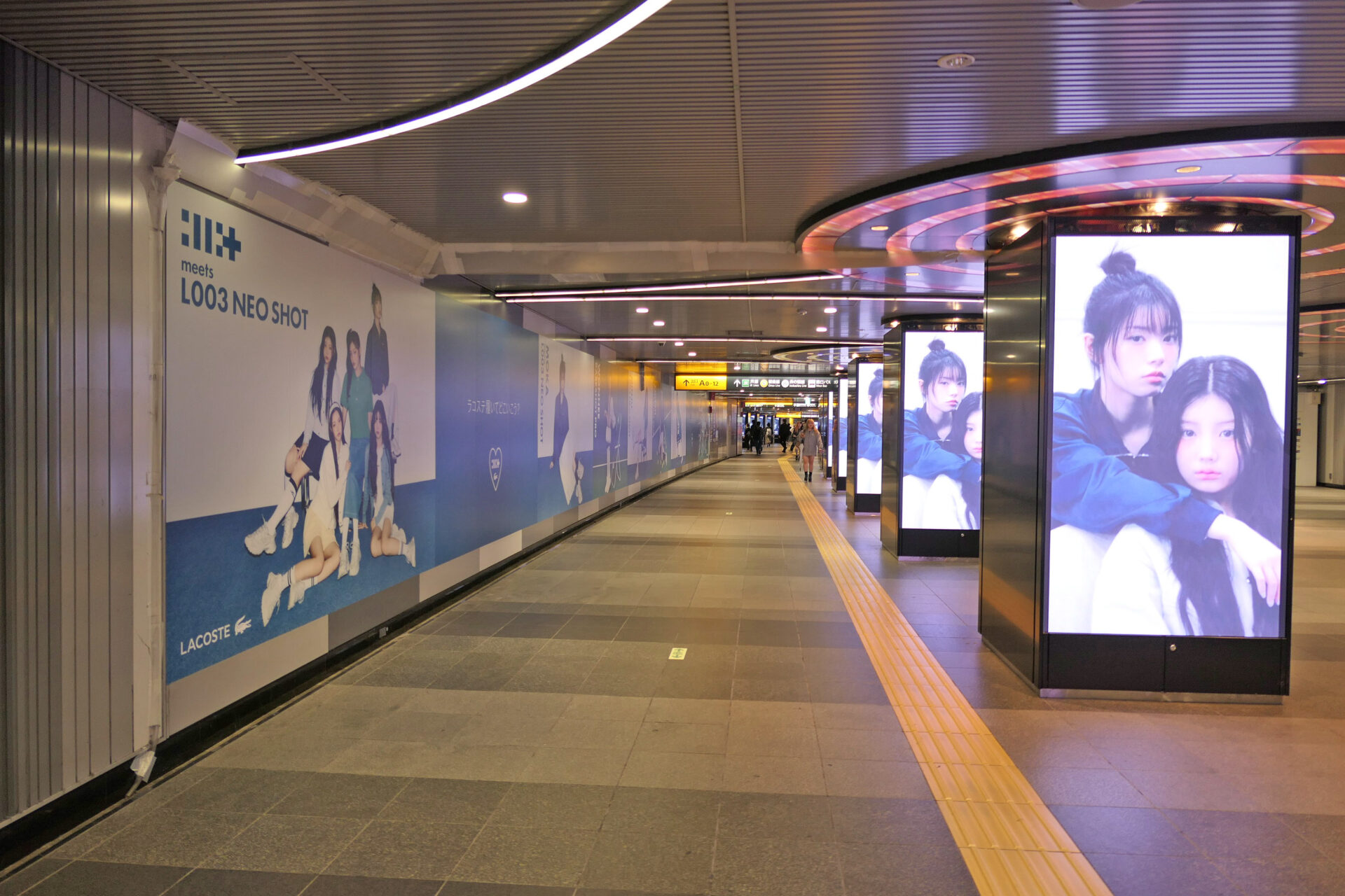 東京メトロ渋谷55ストリートビジョン＋柱巻