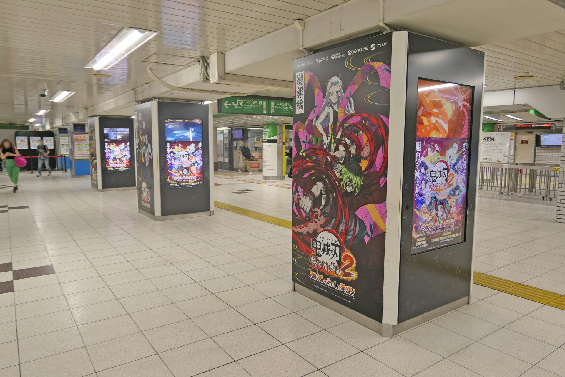 JR東日本_池袋中央通路デジタルシートセット