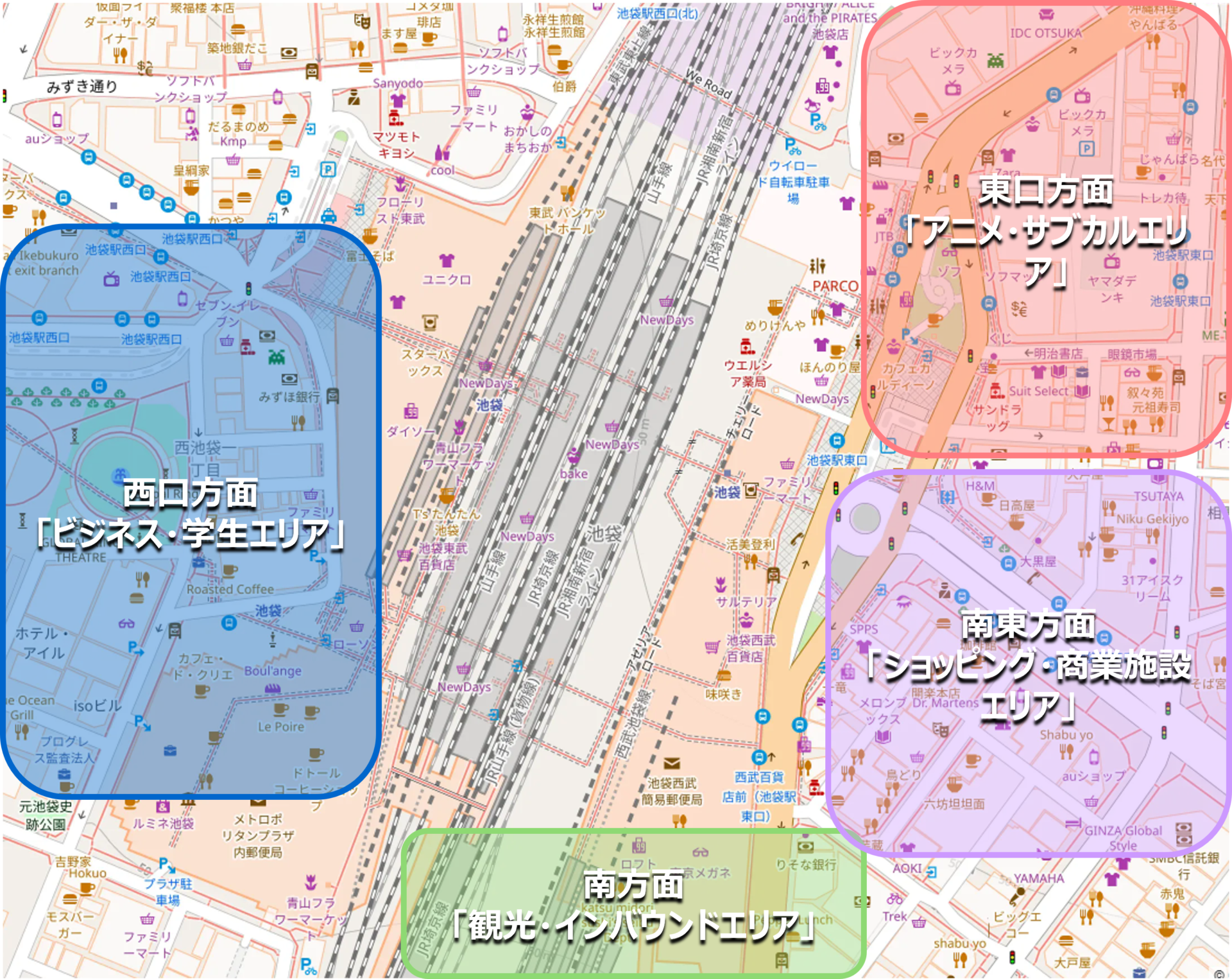 池袋エリア別MAP
