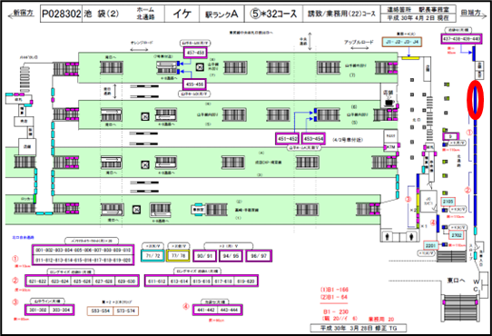 JR東日本 パノラマ池袋A掲出位置
