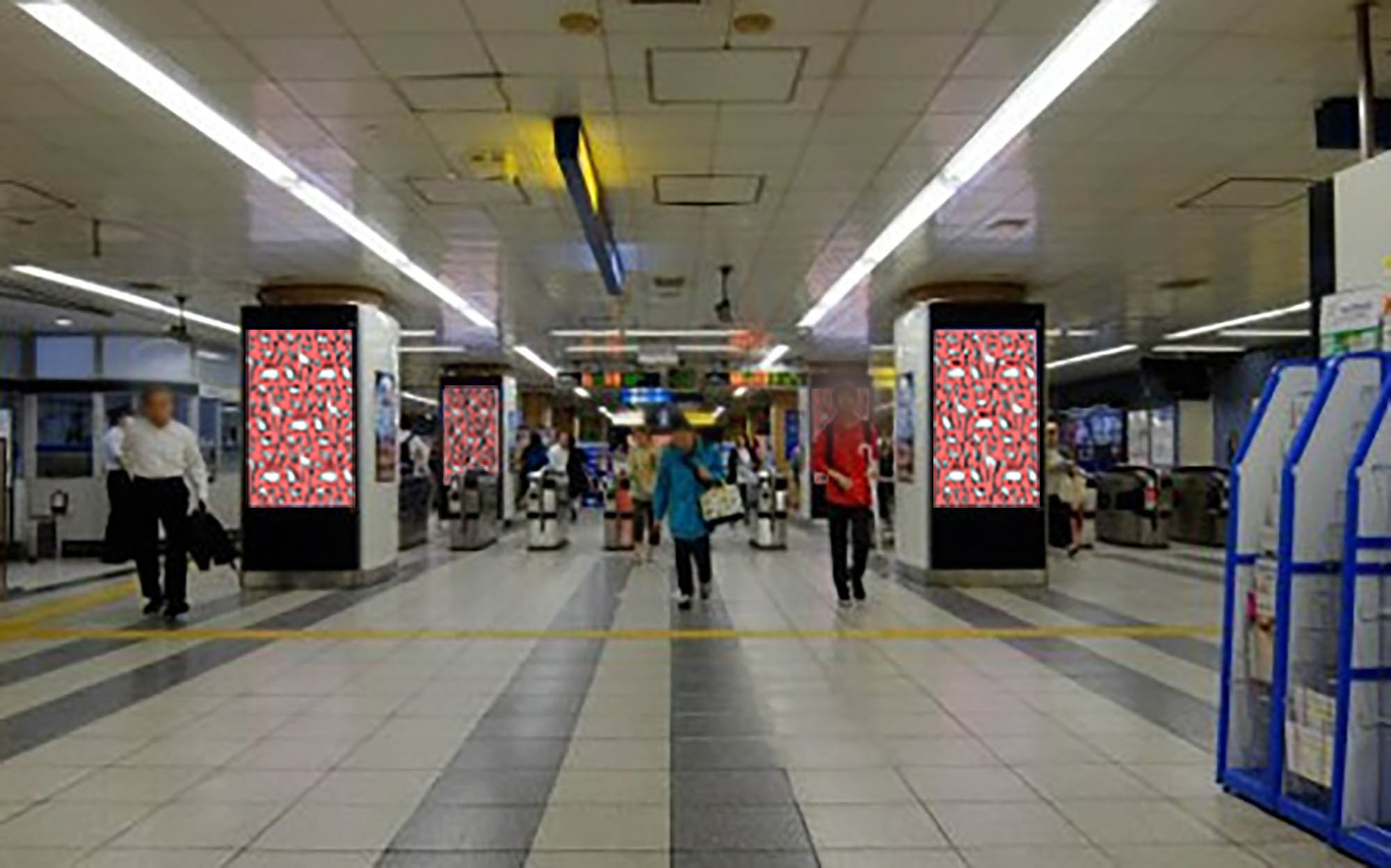 横浜地下鉄 横浜駅デジタルサイネージ