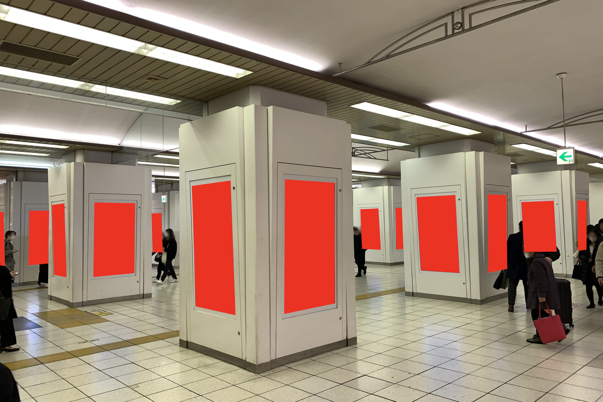 東武池袋駅 東武池袋サイネージピラー Aエリア