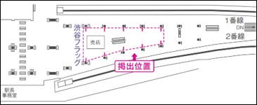 京王渋谷フラッグ地図