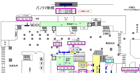 JR東日本パノラマ新橋地図