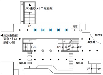 TOQサイネージピラー田都渋谷駅地図