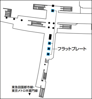 東急東横渋谷フラットプレート地図