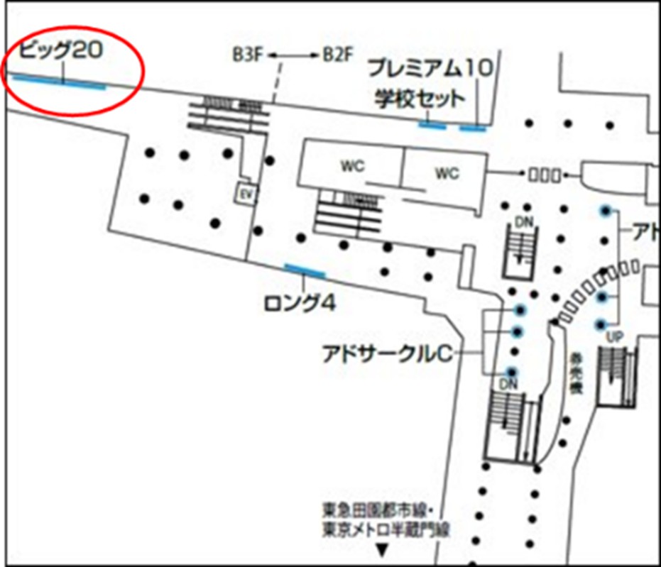 東急東横ビッグ20地図