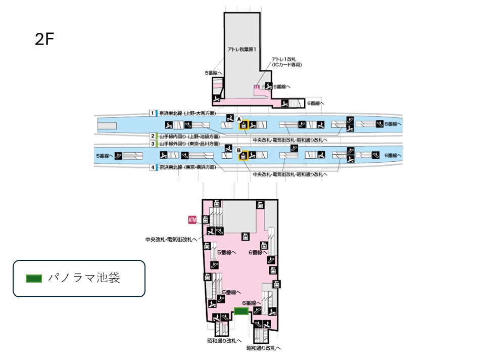 秋葉原駅図