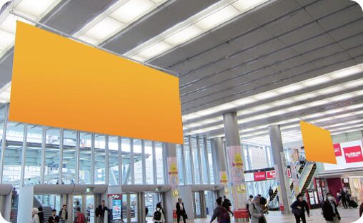JR東海 新横浜駅 交通広場SPメディア／エリアジャック