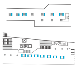MCV　1monthスポット池袋媒体MAP