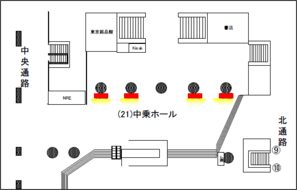 J・ADビジョン東京駅新幹線北乗換口