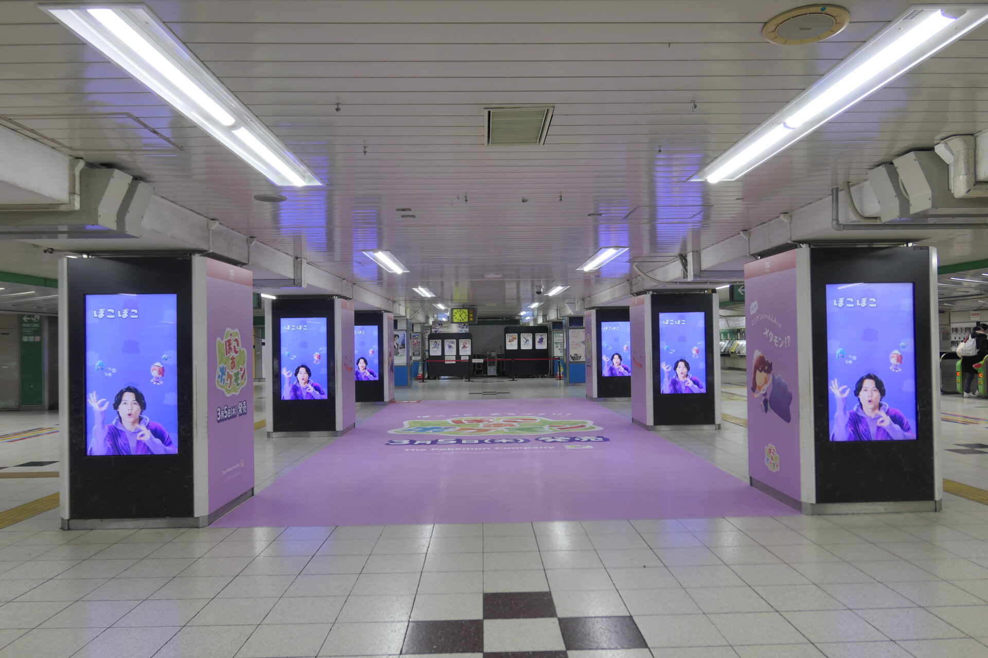 池袋中央通路デジタルシートセット