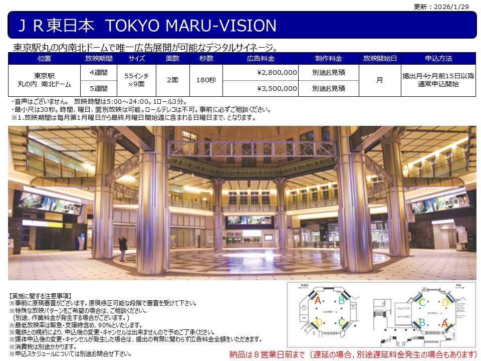 東京駅媒体資料