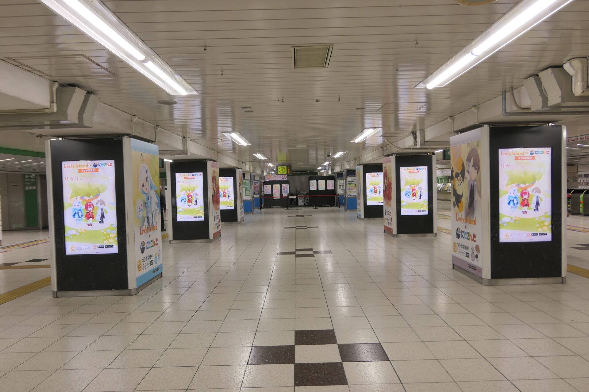 JR東日本池袋中央通路デジタルシートセット