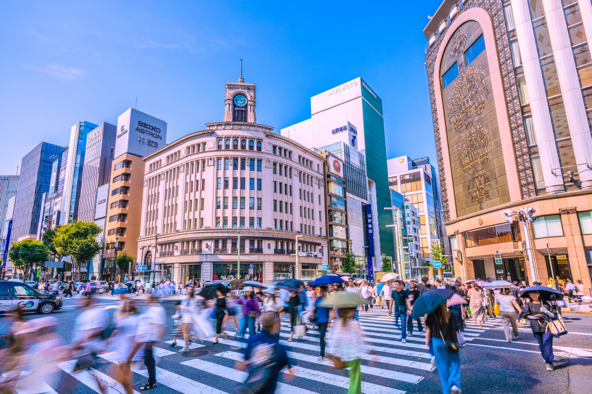 銀座エリア街並み