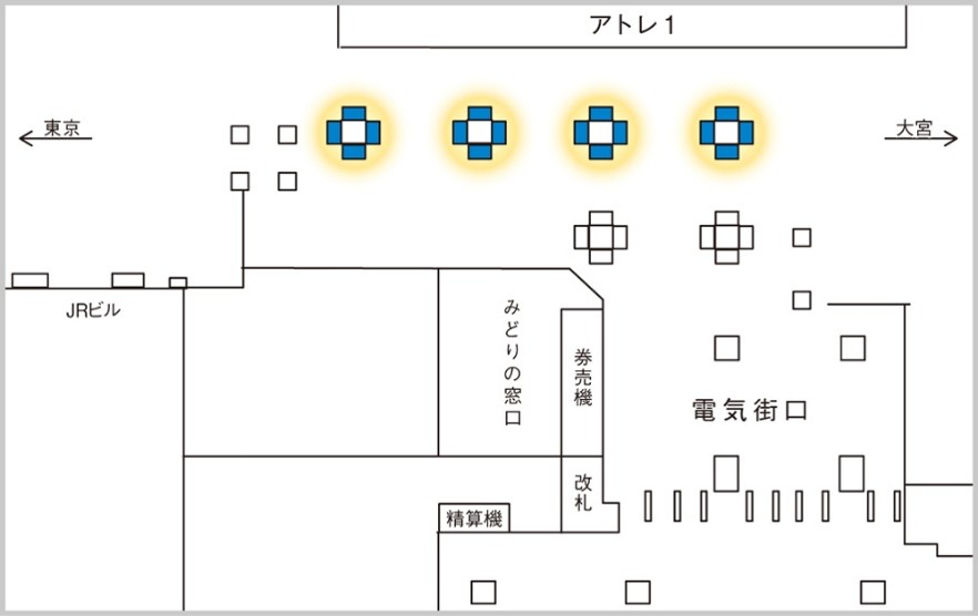 電気街口改札外